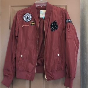 Maroon like bomber jacket size medium